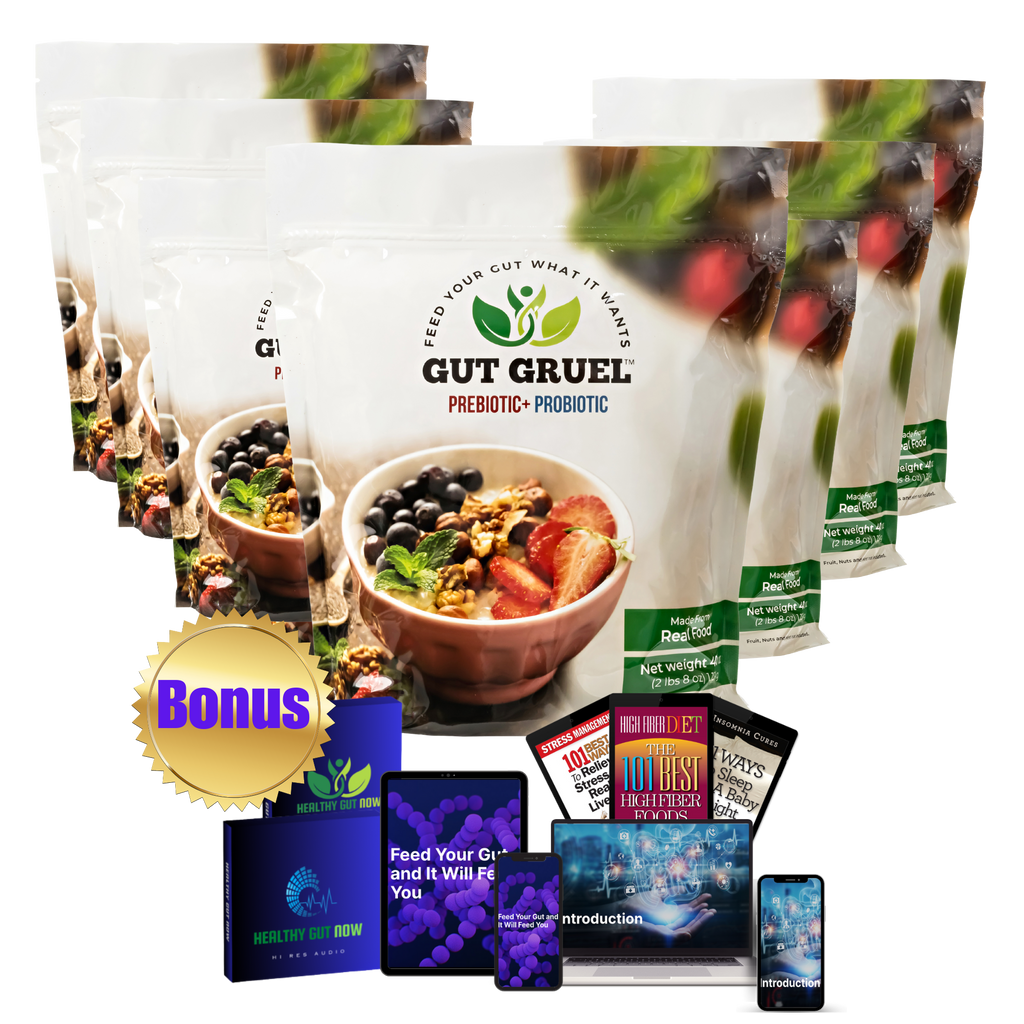 Image of Gut Gruel 6 pack and bonuses